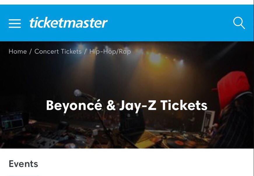  It was after Ticketmaster listed this event - which they have now deleted