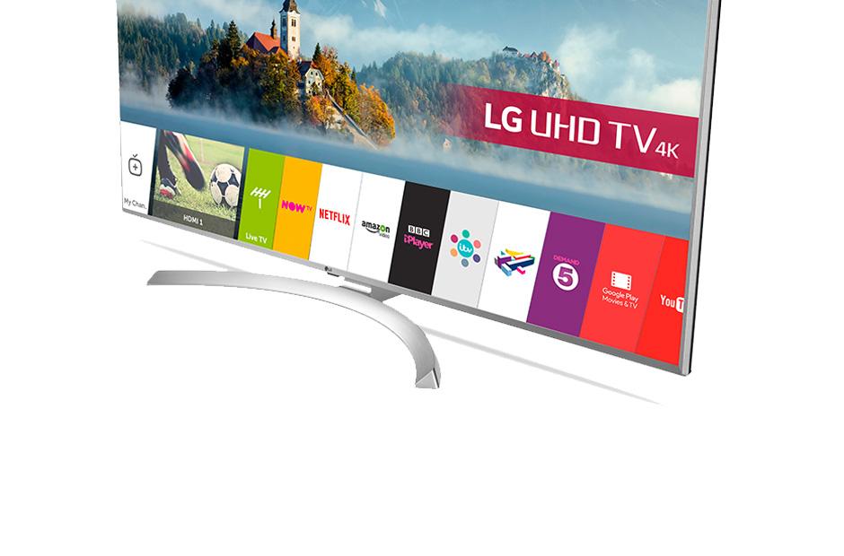  This LG TV comes with a wide range of popular catch-up and on-demand apps