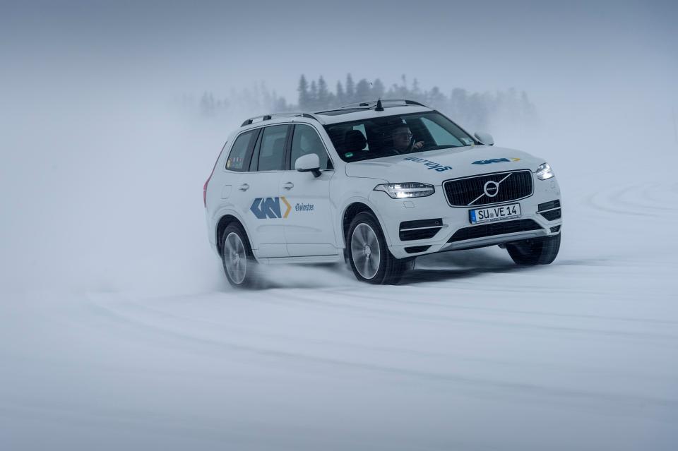  GKN comes to Arjeplog in Sweden to punish their products on circuits carved into the frozen lake