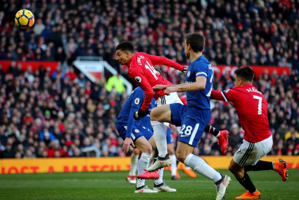 United went on to win the game thanks to Jesse Lingard's goal