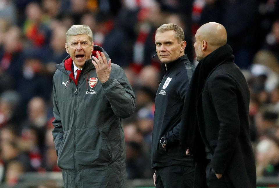 Arsene Wenger may have had a touchline spat but he had far bigger worries thanks to Pep Guardiola's side