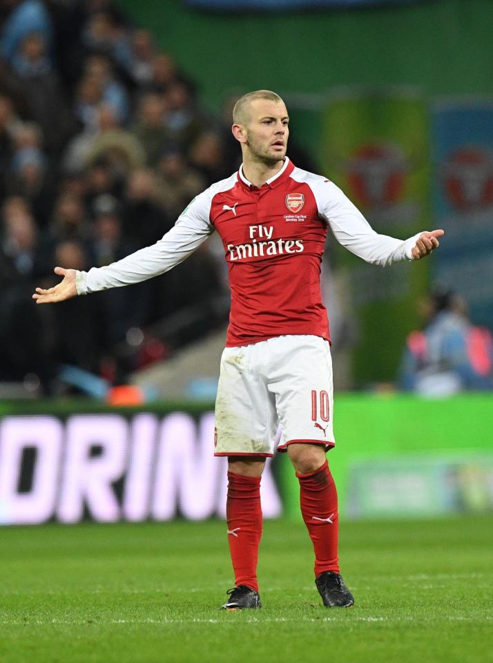 Jack Wilshere was anonymous at Wembley as Manchester City bossed Arsenal in all areas