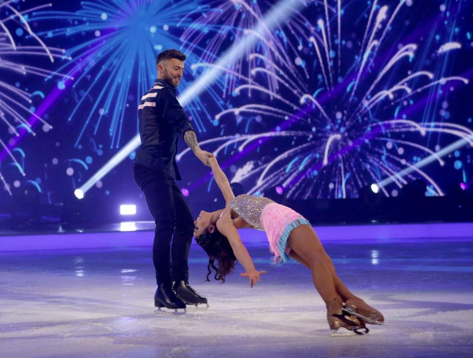  Jake Quickenden and Vanessa Bauer show off their skills