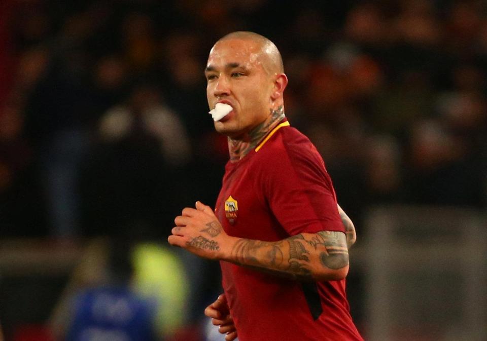  Radja Nainggolan will be making a trip to the dentist high on his priority list this week