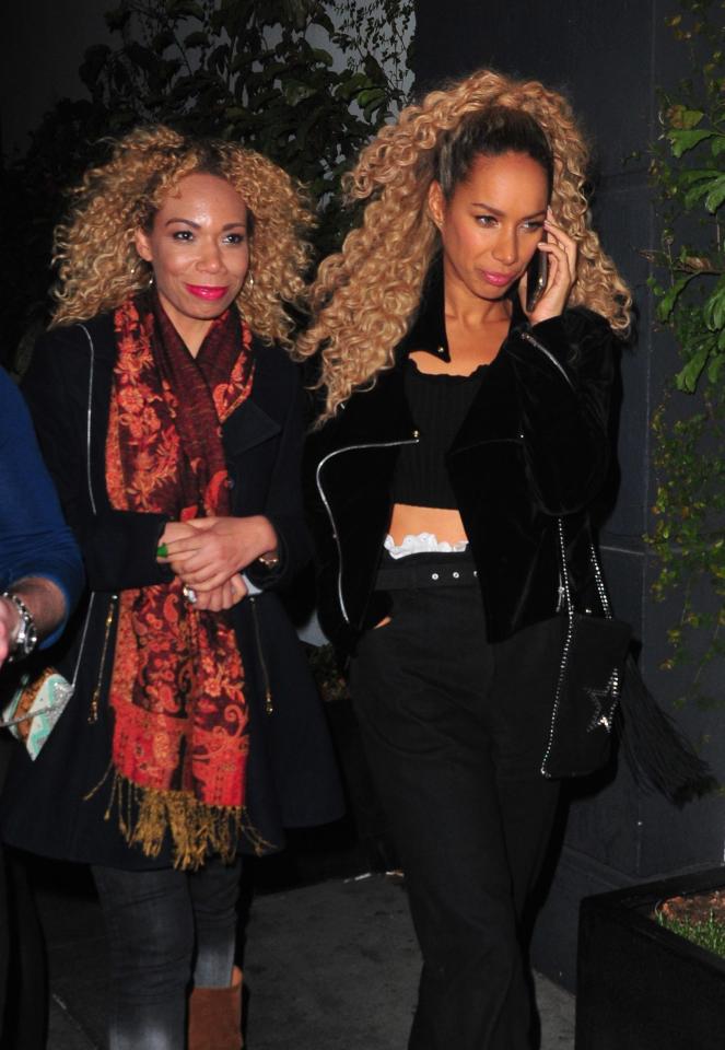  Leona Lewis spent the day with her friends in Los Angeles yesterday evening