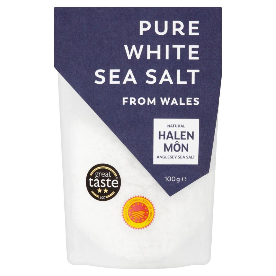  Halen Mon sea salt is £3.75 at Ocado