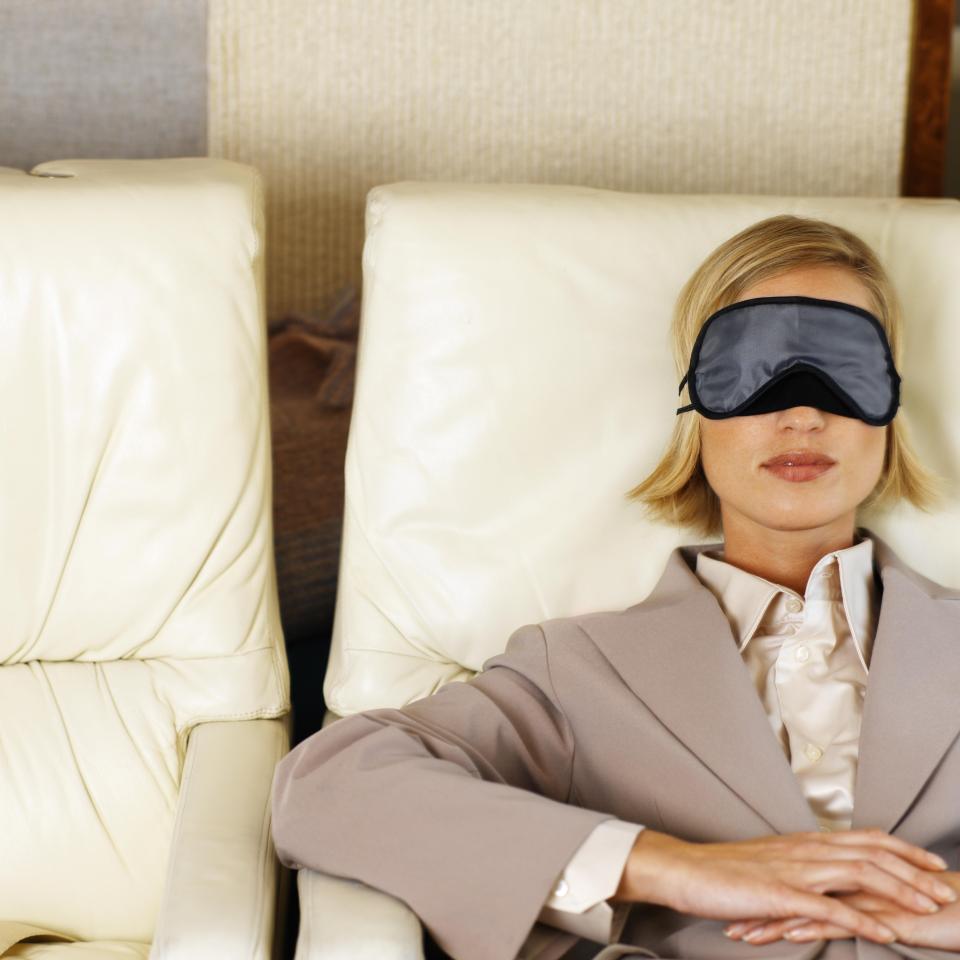  An eye mask is an essential if you want to get some sleep on a flight