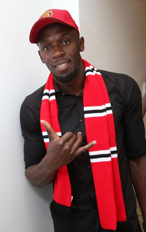 Manchester United fan Usain Bolt has always wanted to play at Old Trafford