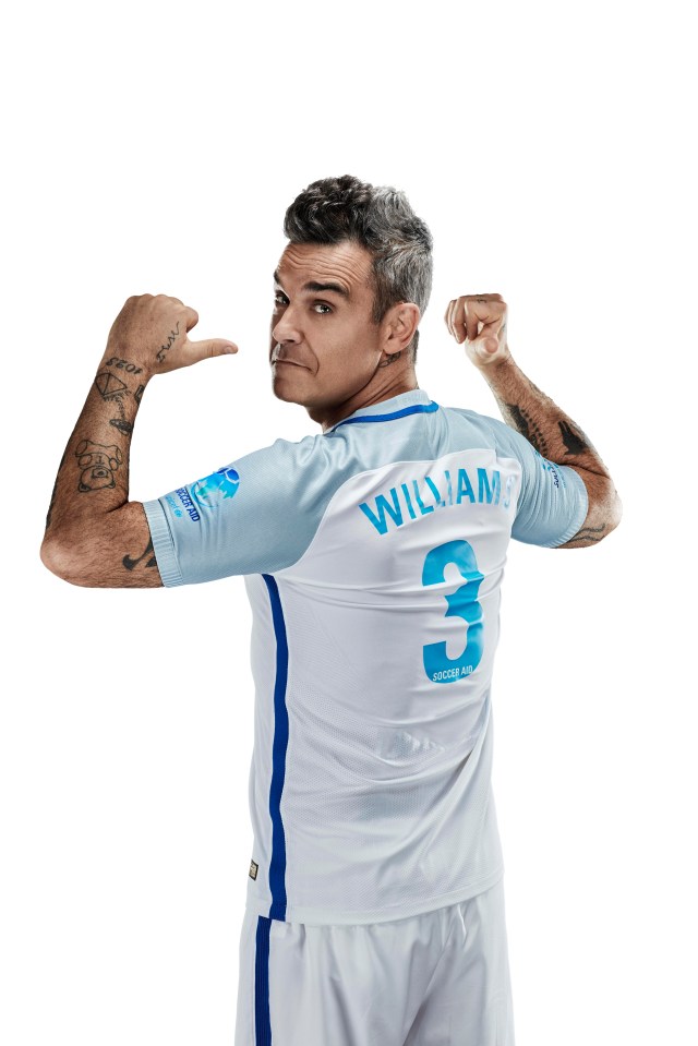 Robbie Williams will be the captain of the England team