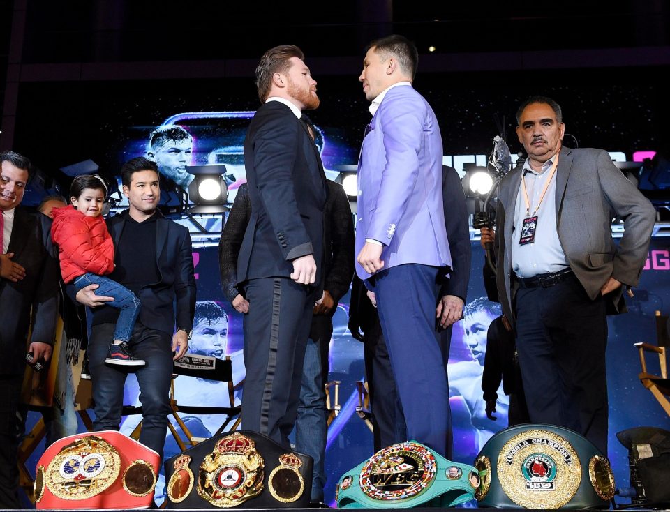  Golovkin and Alvarez go head-to-head in May for the middleweight title