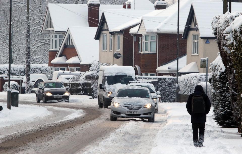  Colchester in Essex has seen at least six inches of overnight snowfall