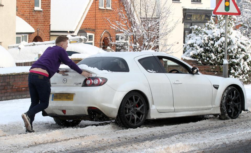  The Beast of the East hit Colchester hard overnight leaving motorists struggling with their vehicles