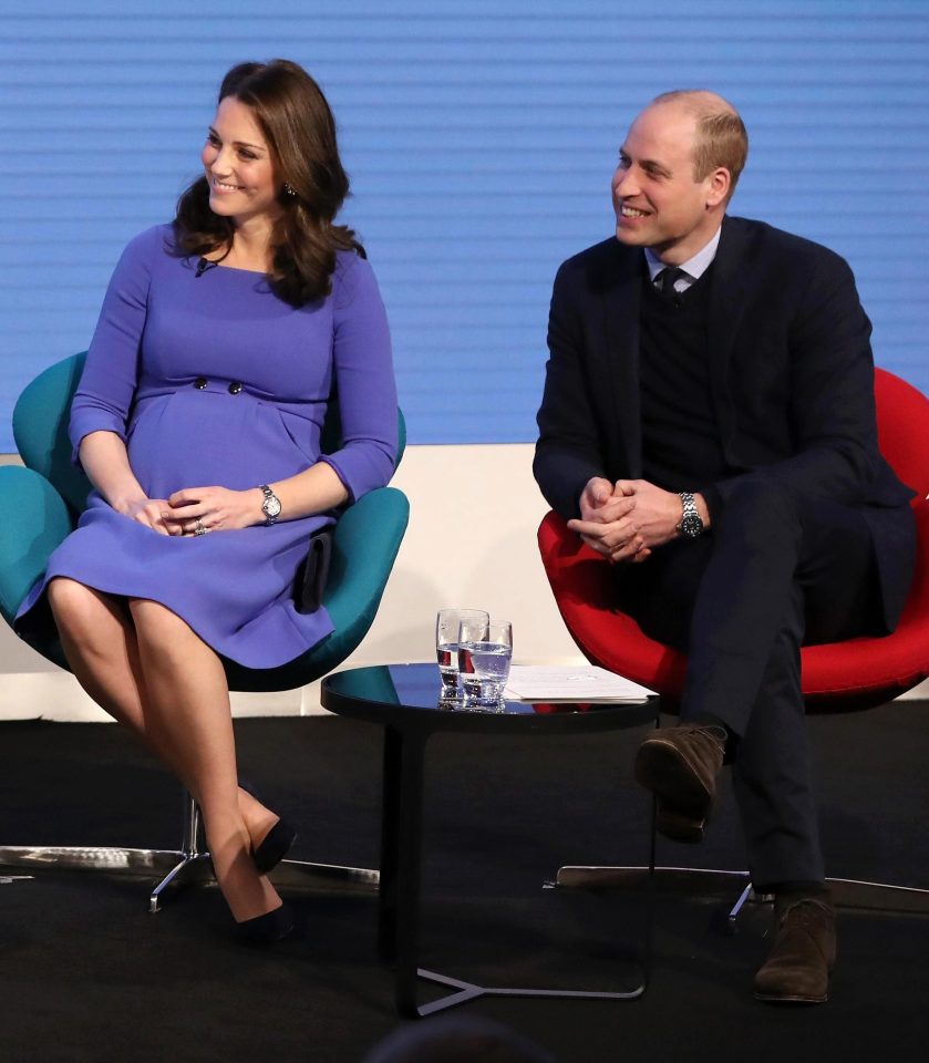  While Prince William and Kate appeared more calm and careful