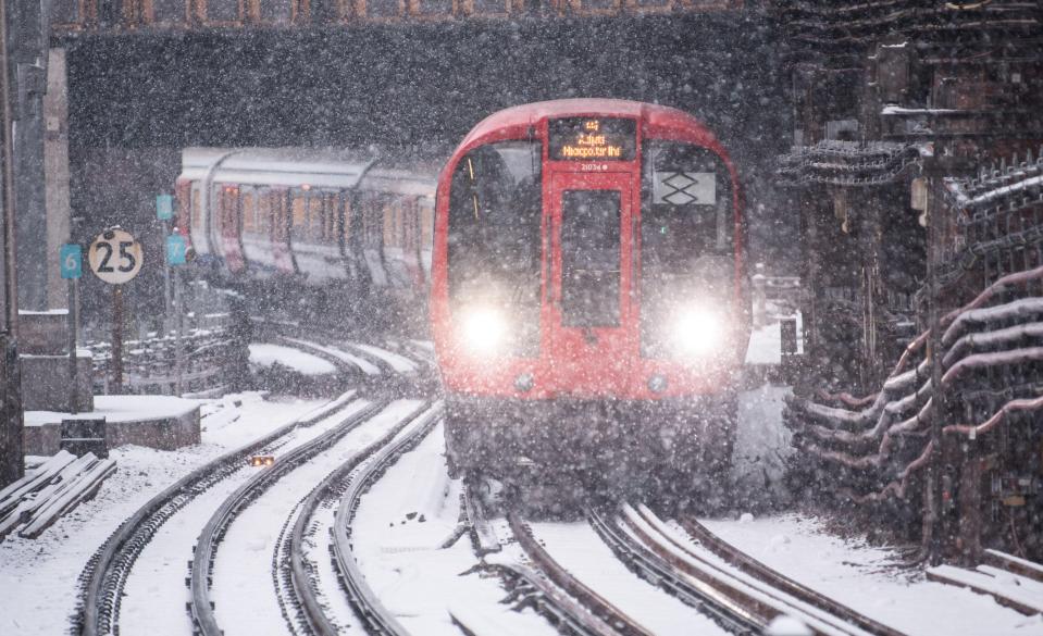  Snow has sparked travel chaos in parts of the country