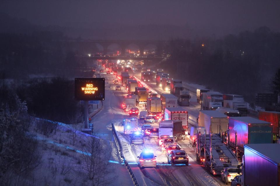  Brits face travel chaos as Storm Emma threatens 20 inches of snow across the country today