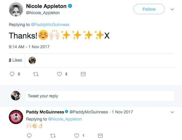 …and Nicole quite liked it