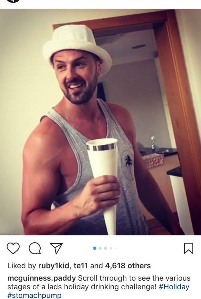 Nicole liked Paddy’s holiday snaps…