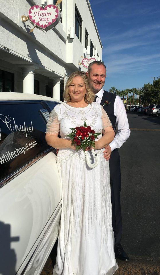 Vanessa and Philip Dyer, from Kessingland, Suffolk, got married on the day of the Las Vegas gun massacre in October last year