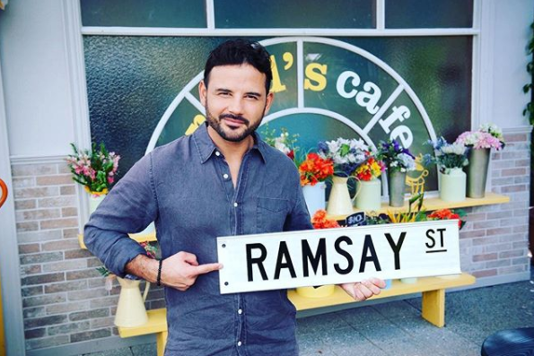 Ryan on the famous Ramsay Street