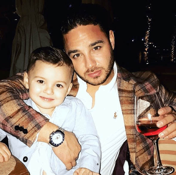 Adam Thomas has announced his son Teddy, three, will be filming for CBeebies