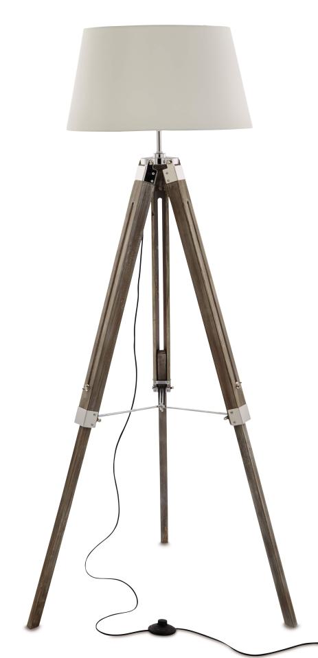 Aldi's trendy tripod floor light is perfect for adding a touch of class to your living room