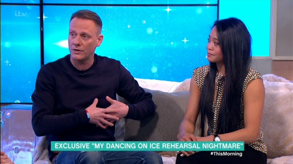  Antony Cotton's Dancing On Ice partner Brandee thought she'd killed him in horror fall