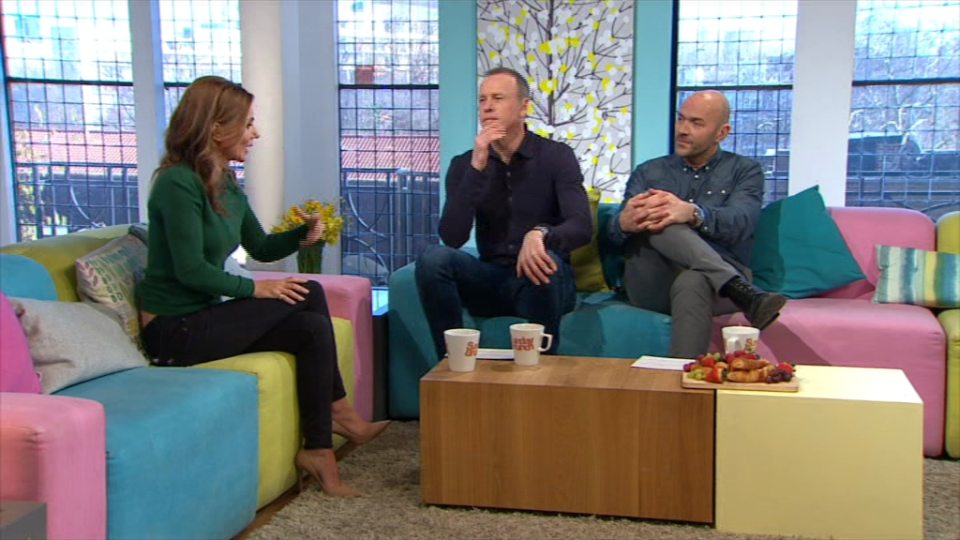  Tim Lovejoy and Simon Rimmer quizzed her about what was going on