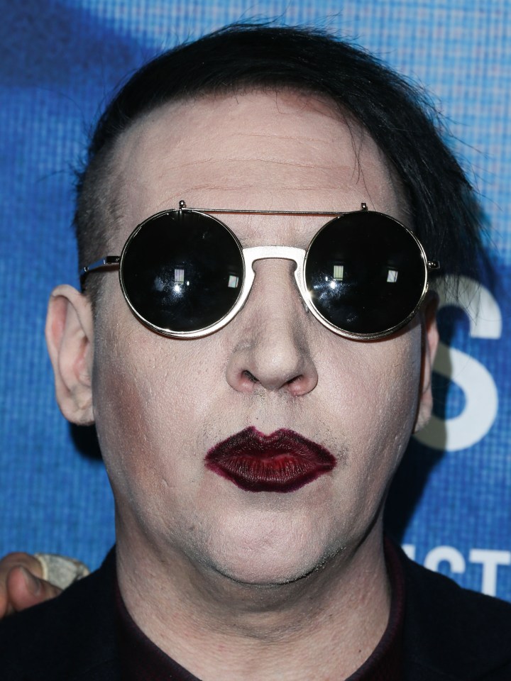 Manson is famous for his dramatic makeup looks