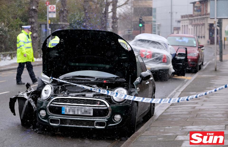  Another Mini was involved in the crash in South West London