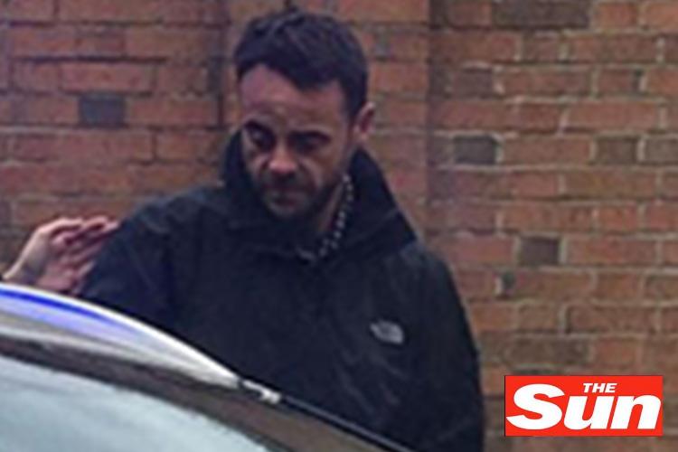  A witness said Ant looked 'in a right state' as he was held over the three-car smash