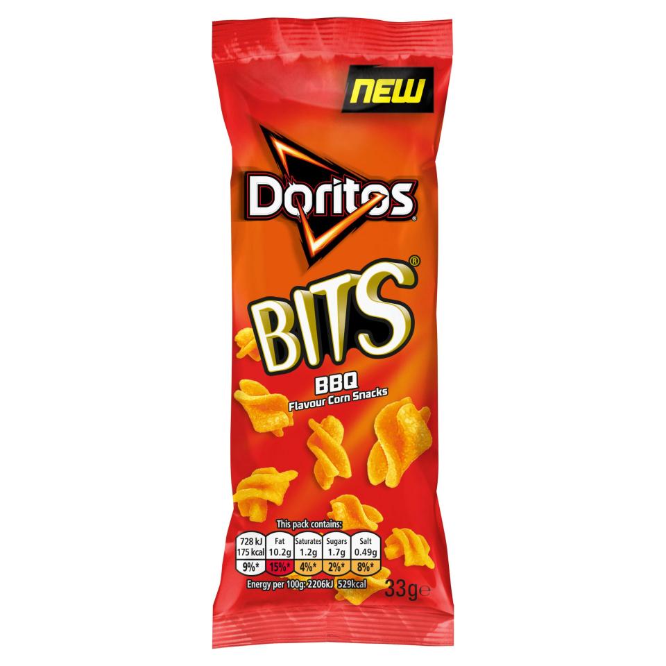  Doritos Bits comes in two flavours - BBQ and spicy cheese