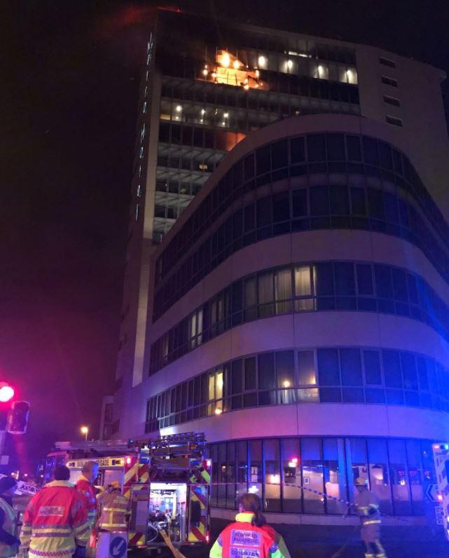  Paramedics, police and fire crews carried out a rescue operation at the north Dublin tower