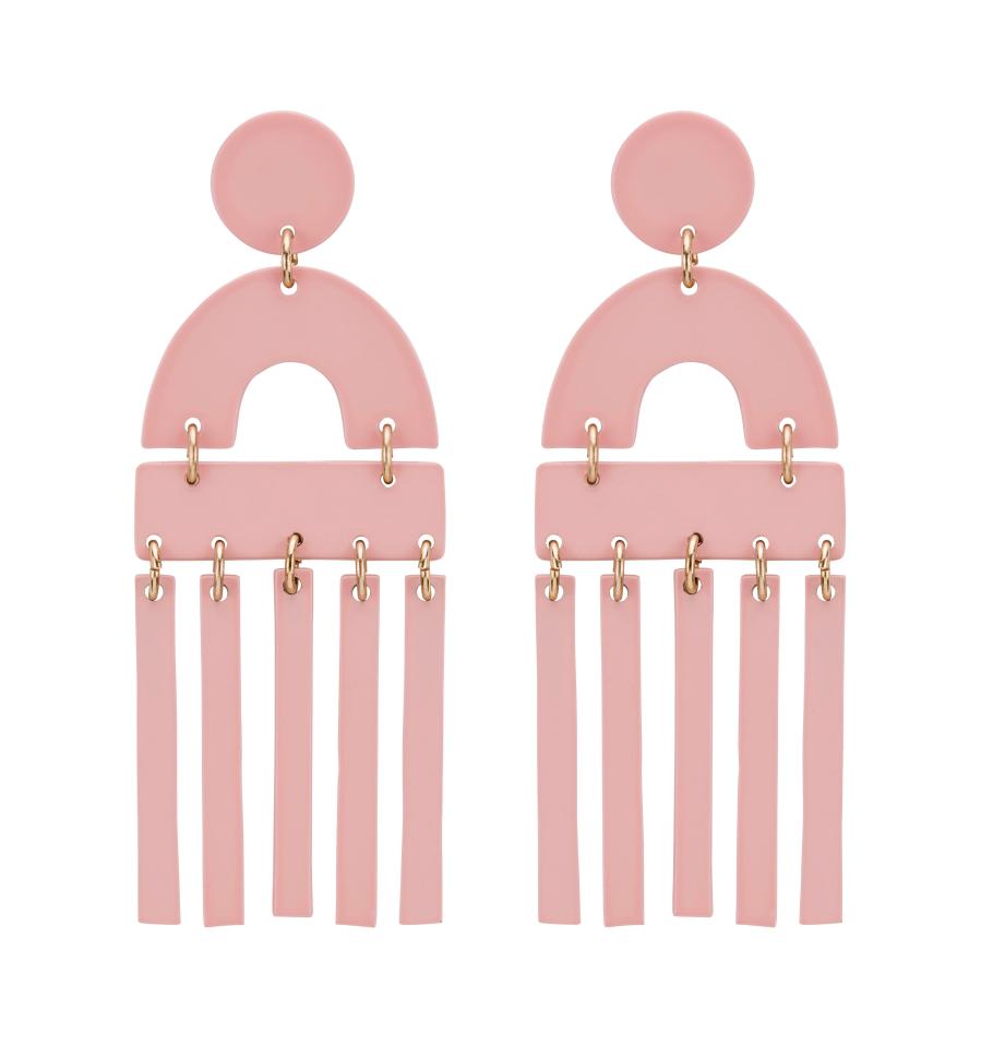  These earrings are perfect for pink Wednesdays