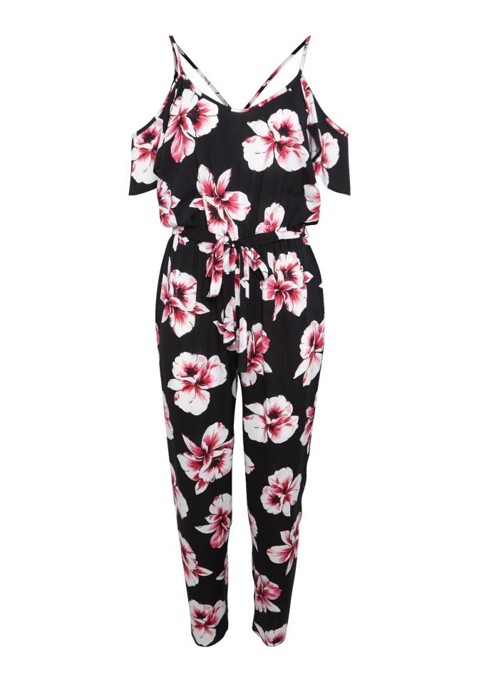  A floral jumpsuit is a summer necessity