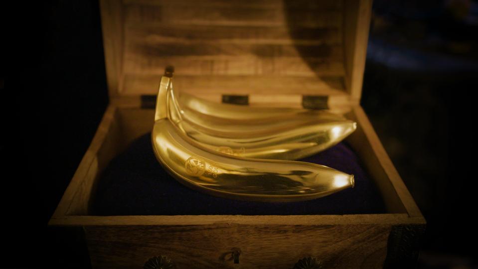  This bunch of golden bananas could be yours – if you're brainy enough