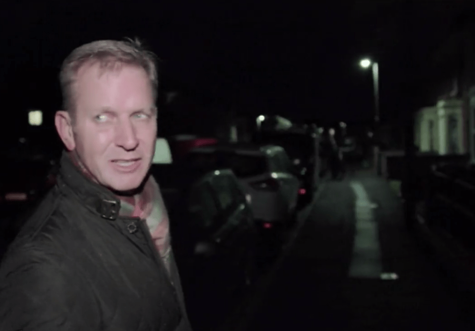  TV Presenter Jeremy Kyle joined police as they burst in on a cannabis farm worth £100K