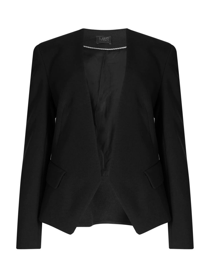  Go smart and sophisticated in this tailored jacket, £55, from Collection at Marks and Spencer