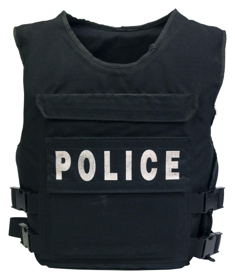 How do you leave behind a bulletproof vest? But someone managed it