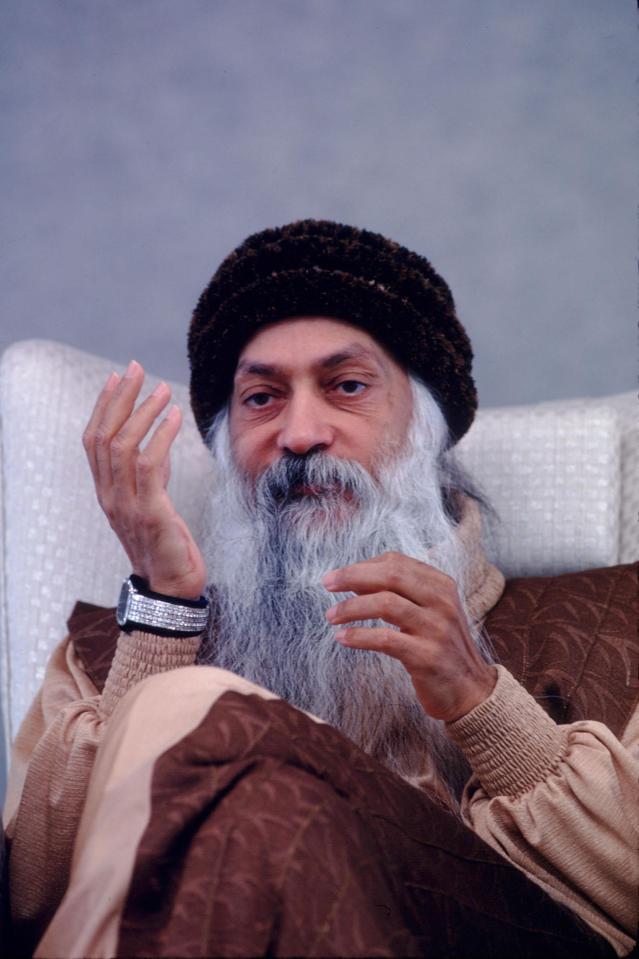  Rajneesh fled India following a row over his cult group's 'sexual rituals'