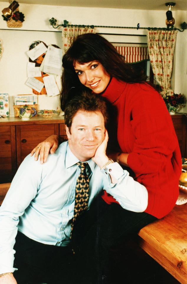  Jim and his fourth wife former Page Three Girl Tracy Hilton