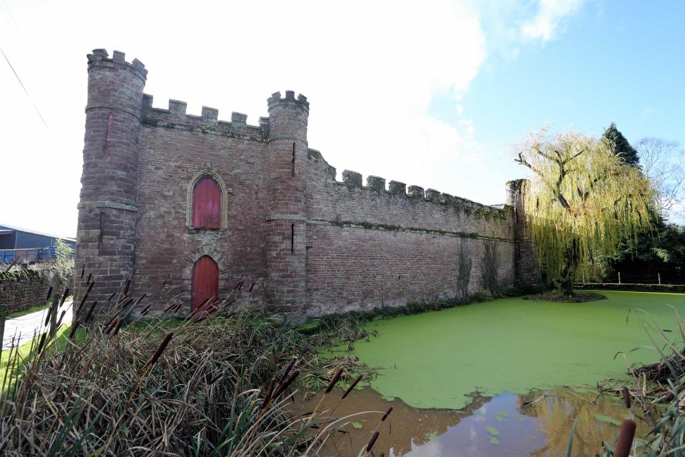  The Fort Knox castle property in Herefordshire, boasts 10ft iron gates and protective ramparts