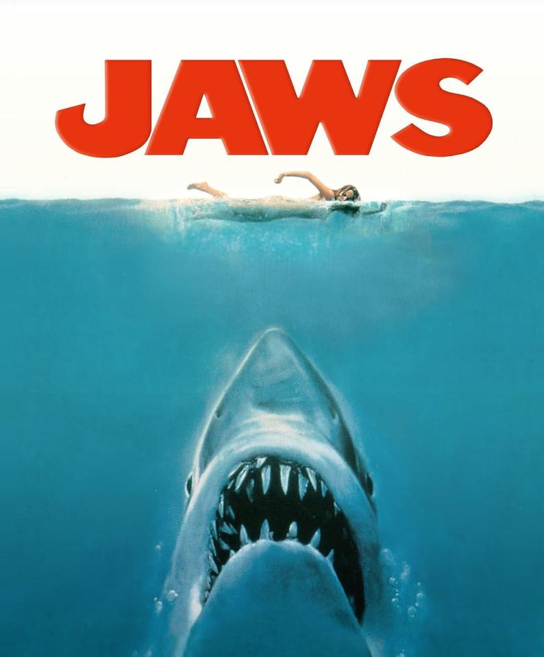  Tom's snap of the giant whale shark in Australia struck an uncanny resemblance to Jaws' iconic poster