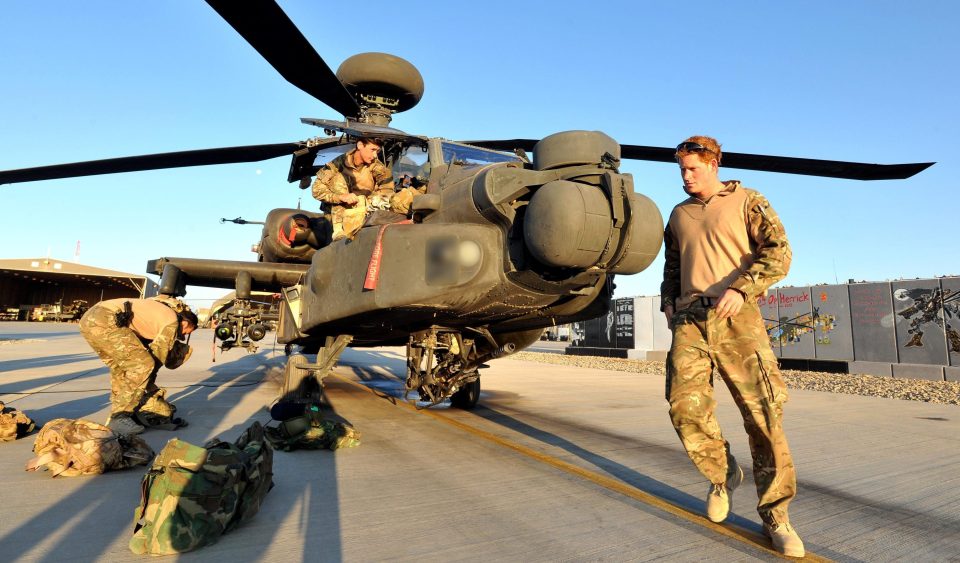  Harry served as an Apache Helicopter pilot/gunner