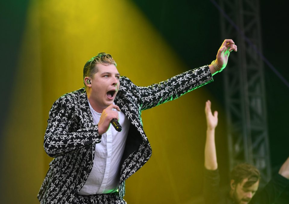 John Newman on stage