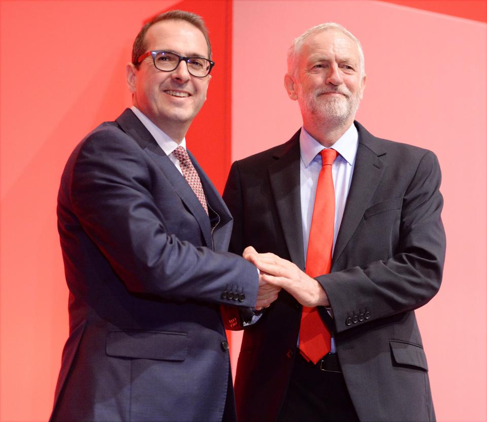  Owen Smith said he has been sacked by Labour leader Jeremy Corbyn