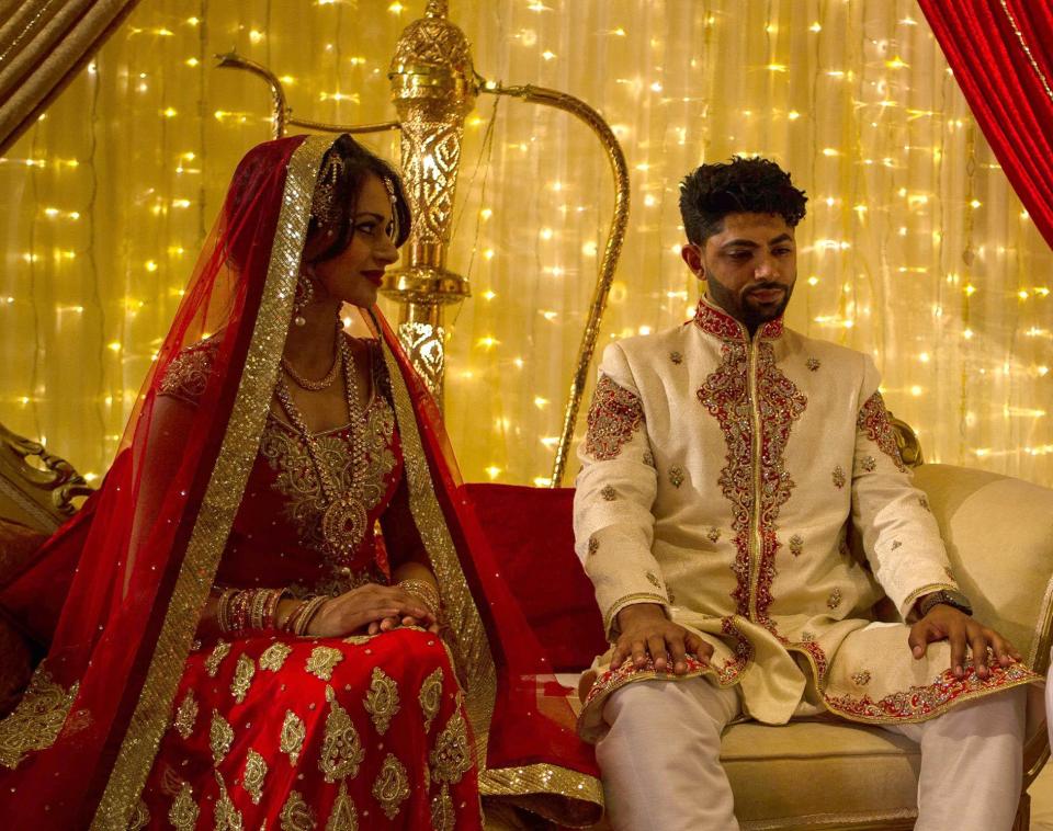  The talented actor has blazed a trail on Coronation Street as a member of the soap's first Muslim family - here at Zeedan and Rana's wedding in an introductory 2014 episode