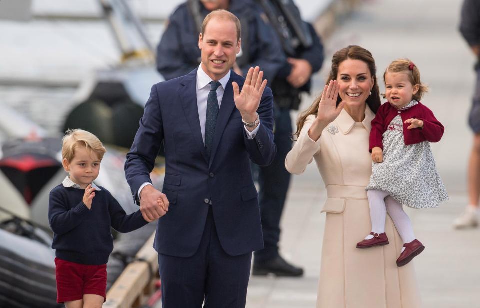  The Duke and Duchess of Cambridge welcomed their children at London’s St. Mary’s Hospital in the private Lindo Wing