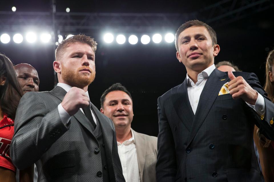  Canelo Alvarez and Gennady Golovkin are due to fight a rematch on May 5