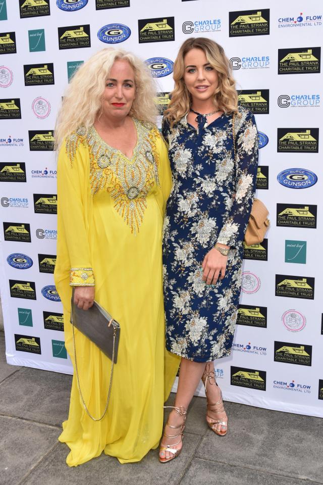  Lydia with her mum, Debbie, at a charity party in 2017