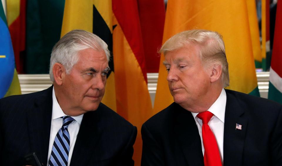  US President Donald Trump has sacked Secretary of State Rex Tillerson